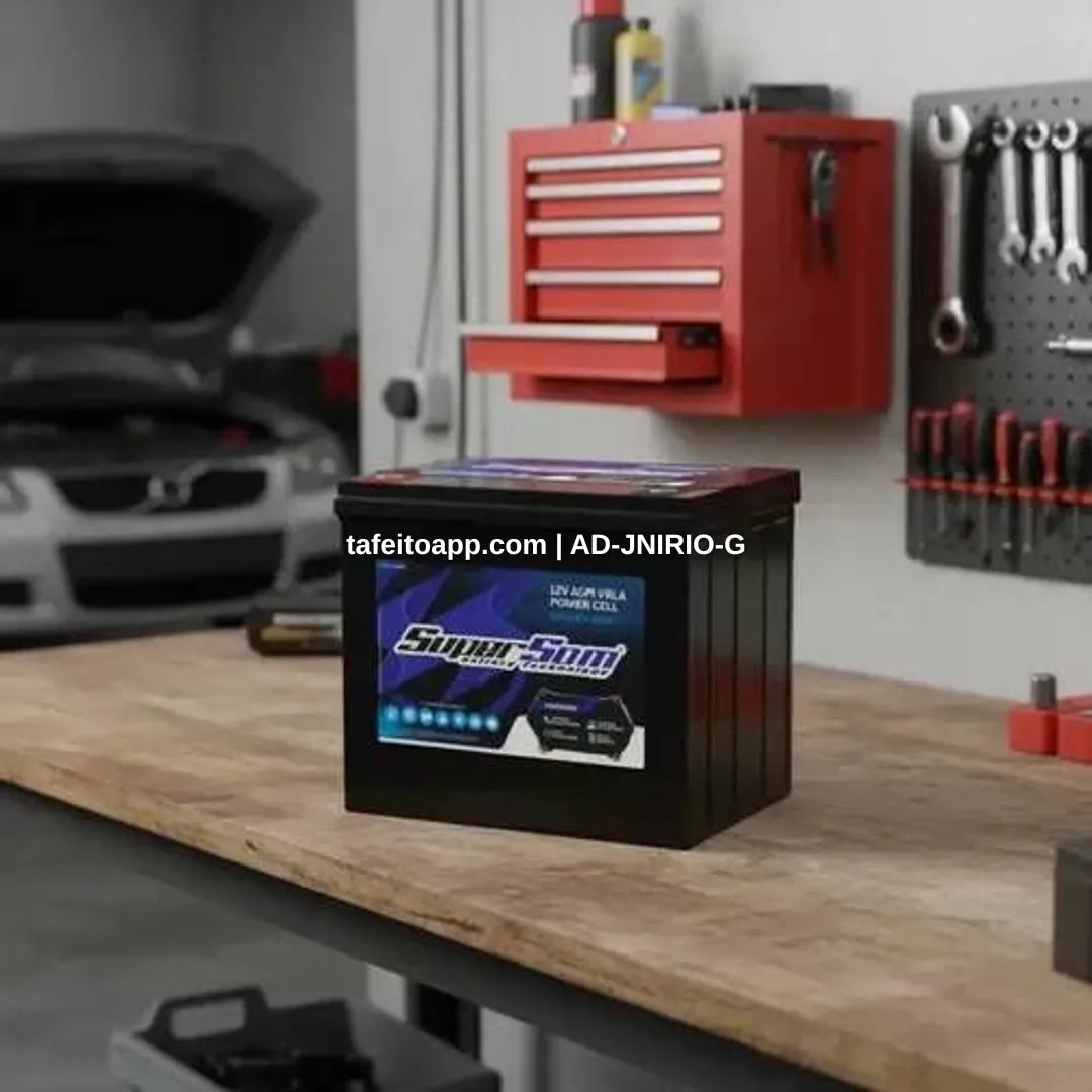bateria 60 amperes gel - R$ 480,00 | Tá Feito