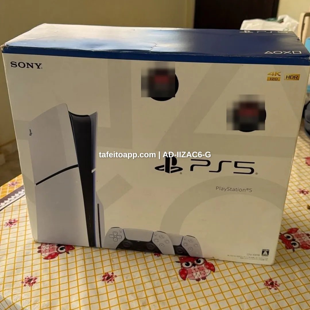PlayStation 5 Slim com leitor de disco e 2 controles - R$ 3.100,00 | Tá Feito