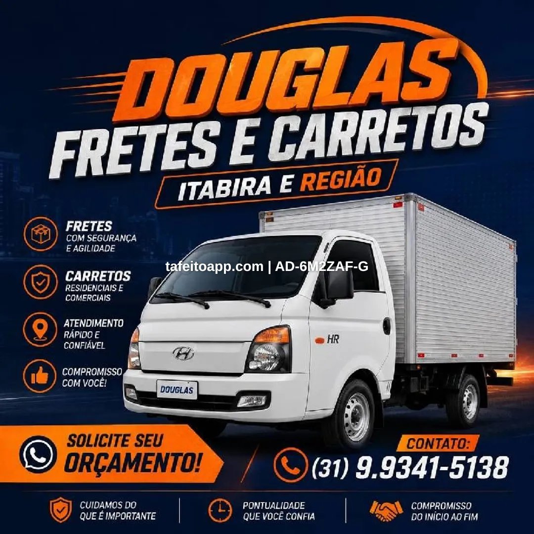 Fretes e carretos todas as regiões | Tá Feito