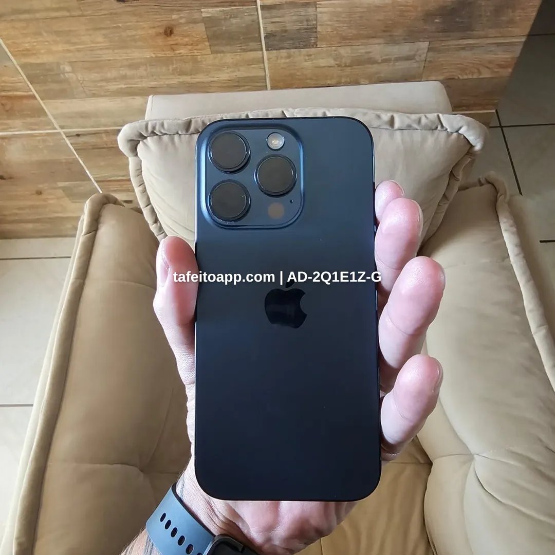 iPhone 15 Pro 128GB Titânio Azul - R$ 4.125,00 | Tá Feito