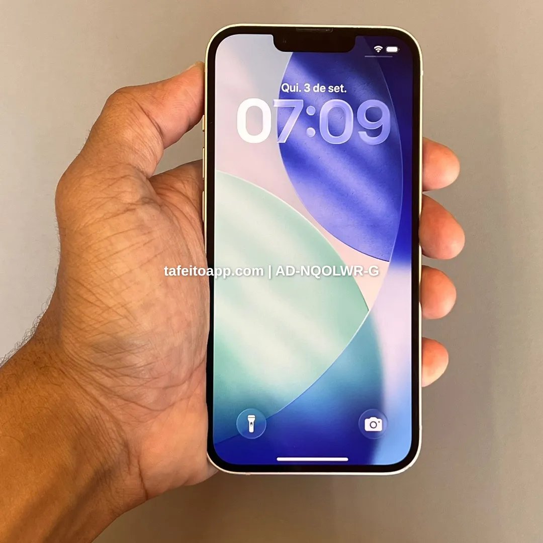 iPhone 14 128GB Branco — locação com garantia de compra - R$ 700,00 | Tá Feito