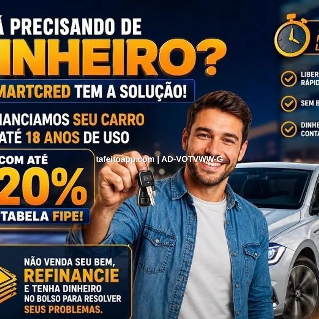 Refinanciamento carro | Tá Feito