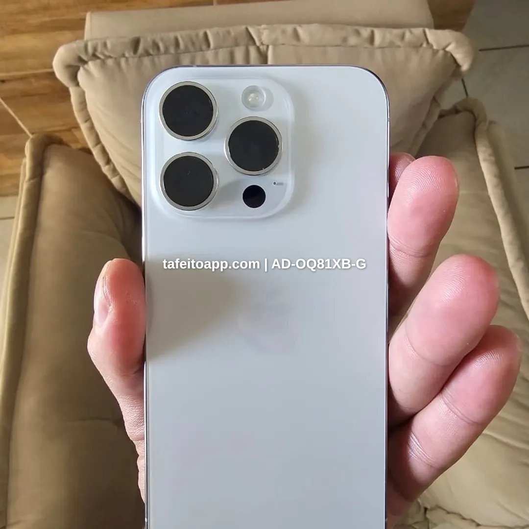 iPhone 15 Pro 128GB Titânio Branco - R$ 4.125,00 | Tá Feito