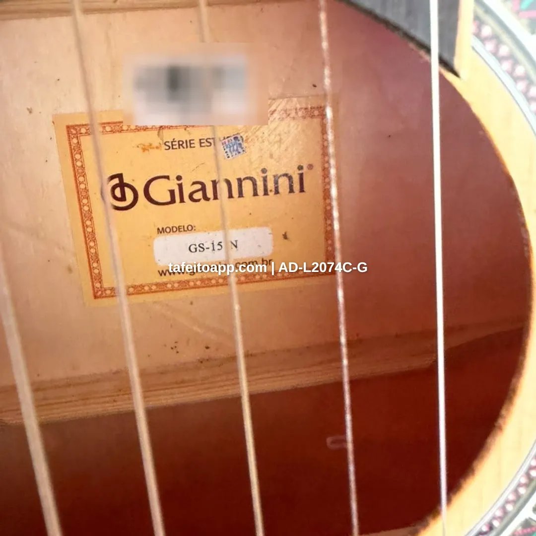 Violão Giannini GS-15 N - R$ 650,00 | Tá Feito
