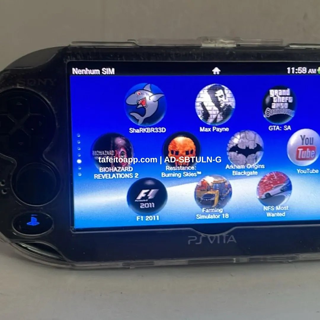 🎮🔥 VENDO PS VITA – COMPLETO! 🔥🎮 - R$ 600,00 | Tá Feito