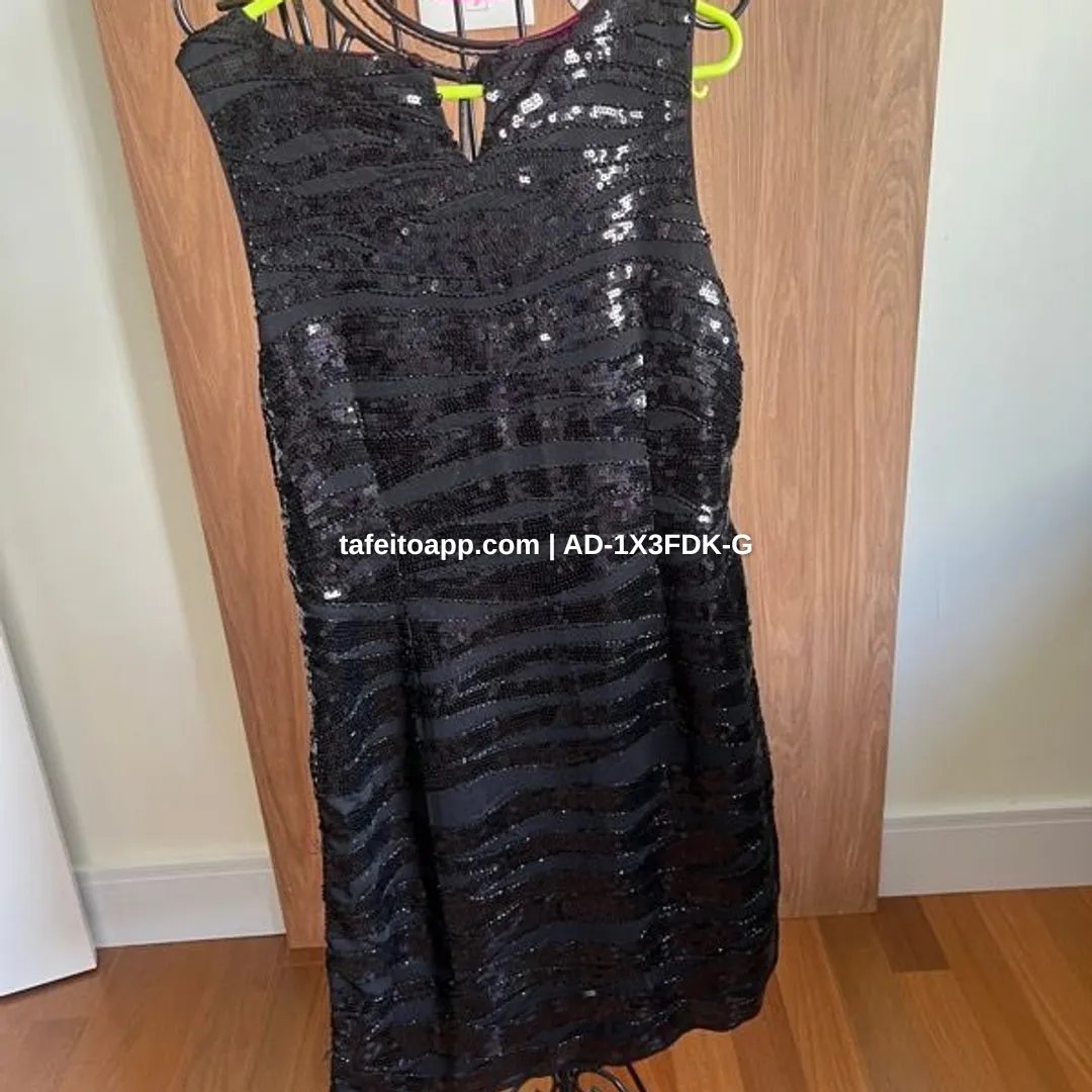 vestido lantejoula - R$ 180,00 | Tá Feito