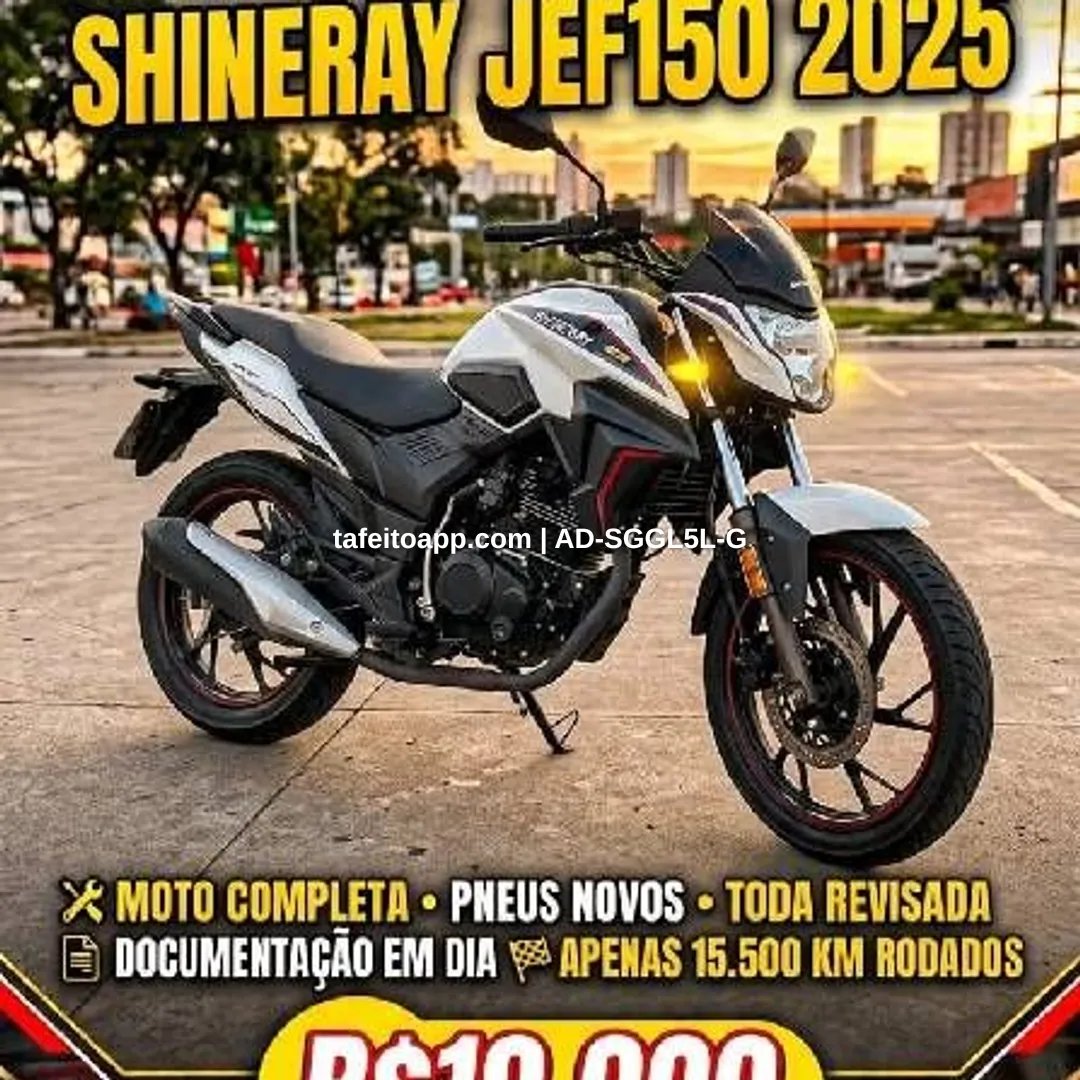 Shineray JEF 150 - R$ 10.900,00 | Tá Feito