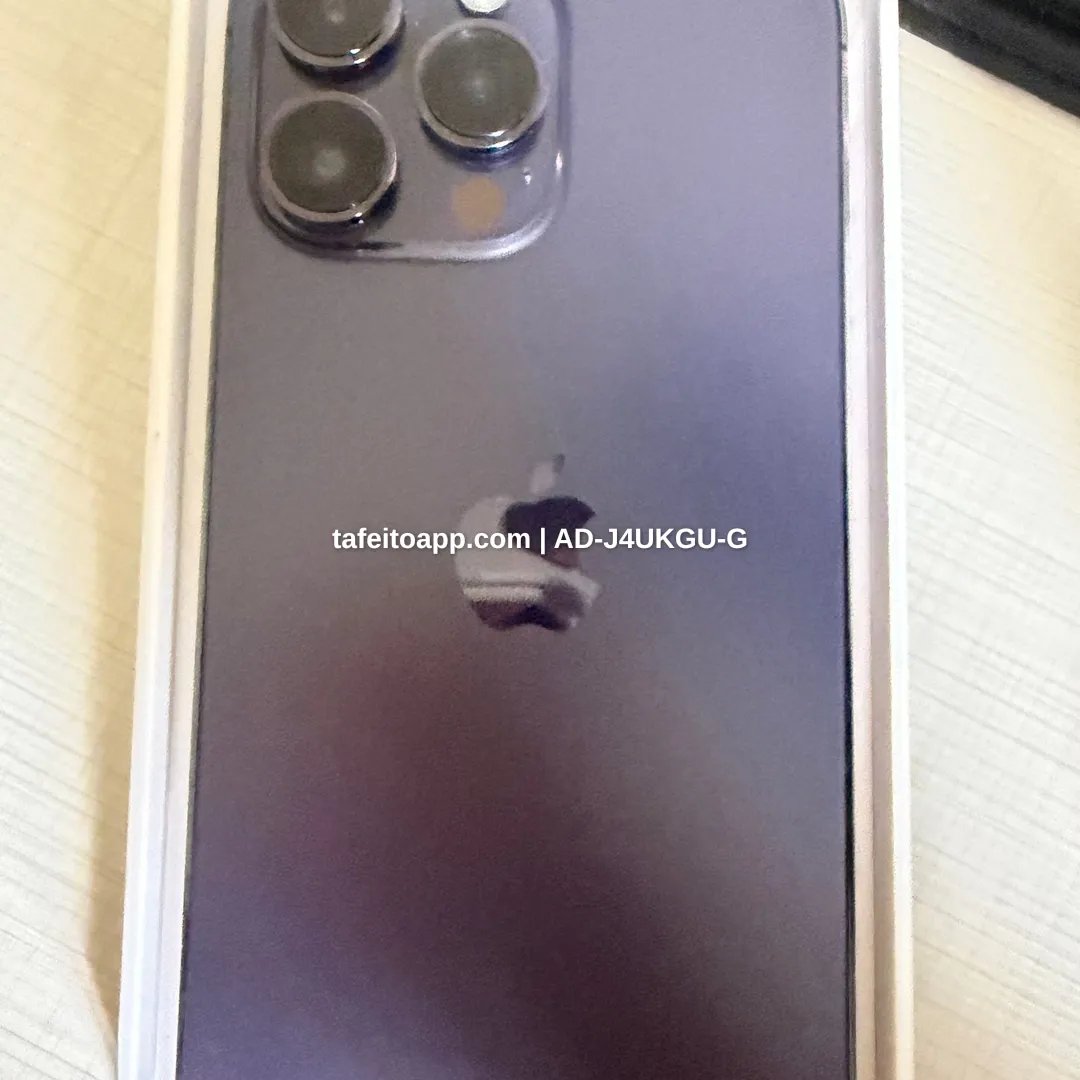 iPhone 14 Pro Max 256GB Roxo-profundo — entrada R$ 1.400 + parcelas no boleto - R$ 1.400,00 | Tá Feito