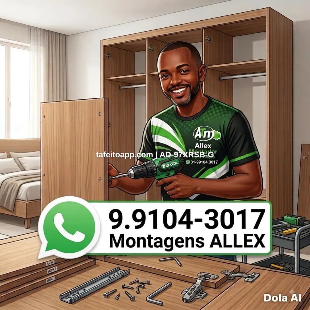 Montagem e Desmontagem de Móveis - R$ 250,00 | Tá Feito