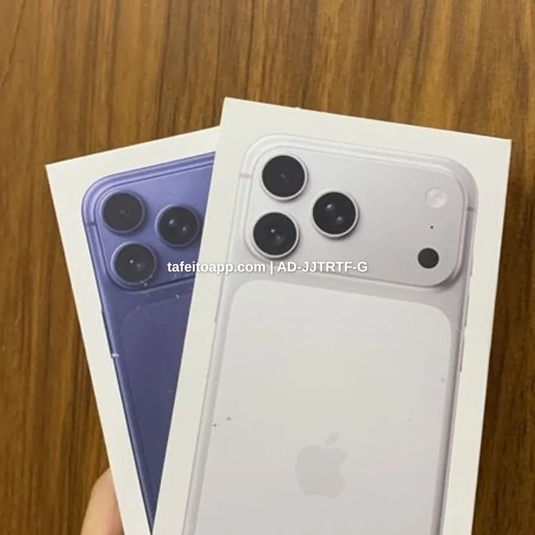 iPhone 17 PM - R$ 7.990,00 | Tá Feito