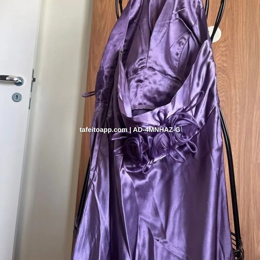 vestido lilás - R$ 150,00 | Tá Feito