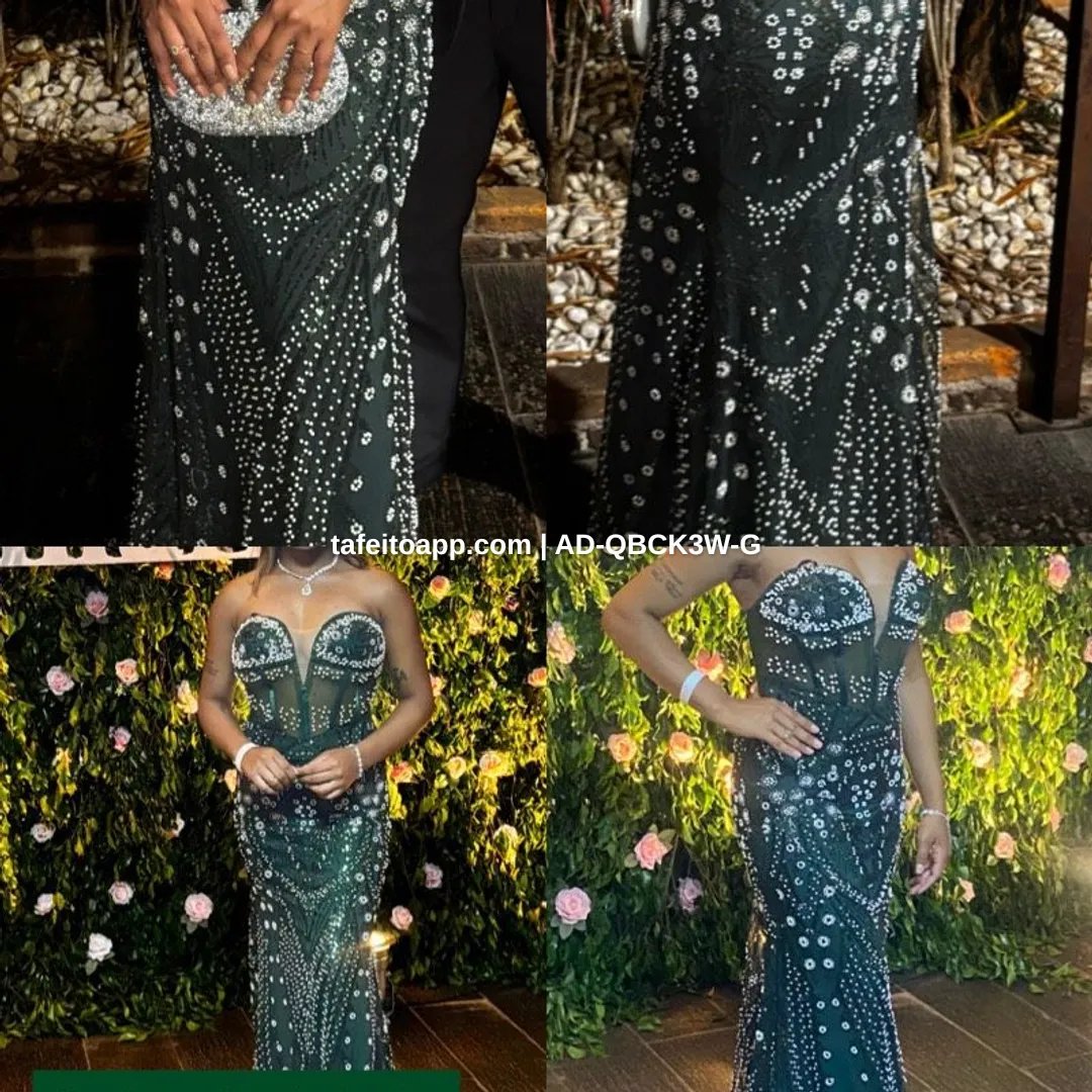 vestido e bolsa de festa - R$ 600,00 | Tá Feito