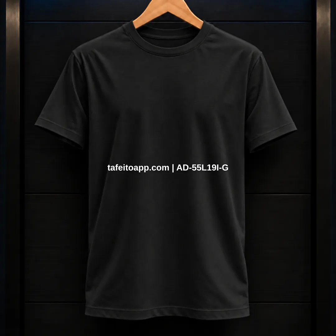 camisa preta lisa - R$ 49,00 | Tá Feito