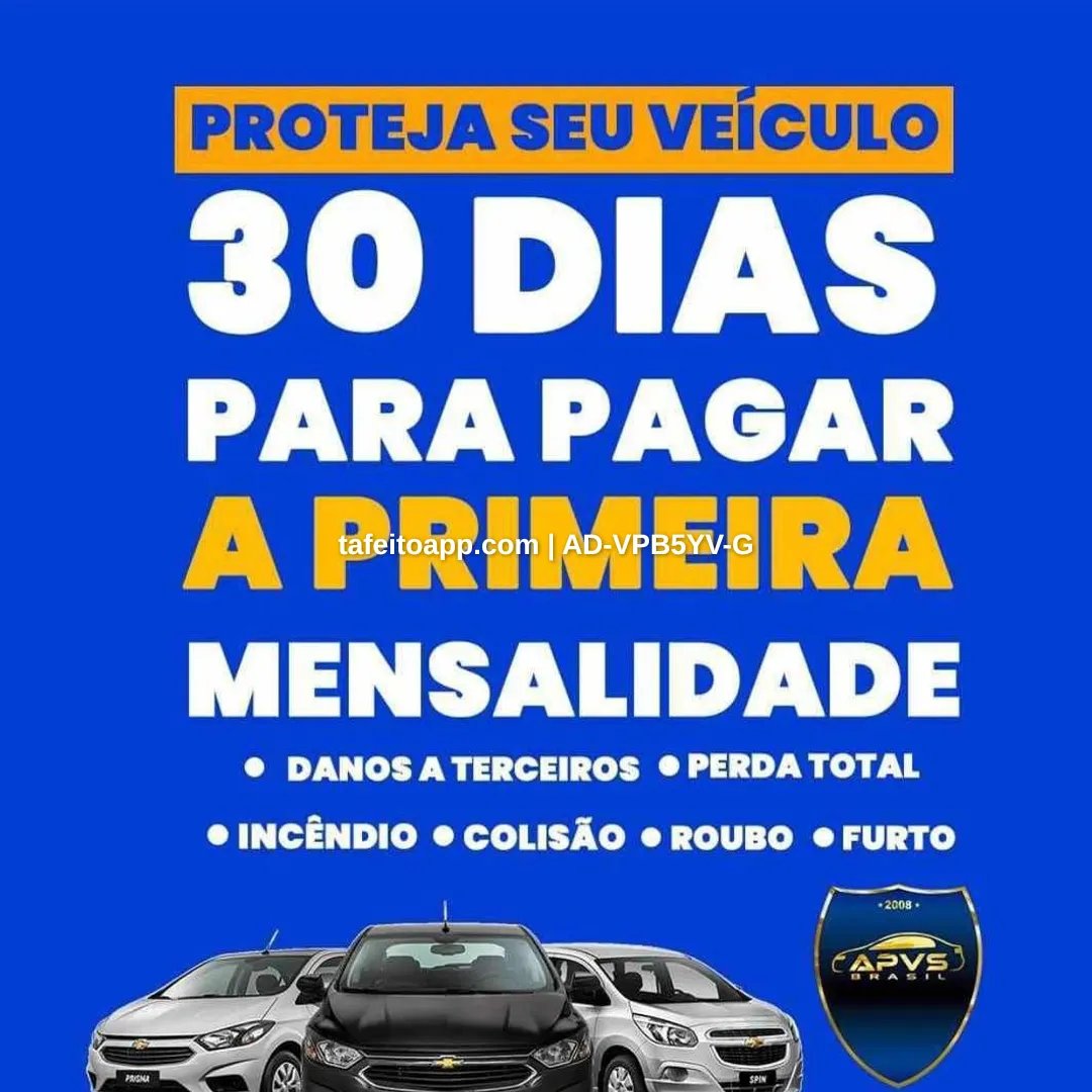 Protecao Veicular APVS Brasil - a partir de R$ 156/mes - R$ 156,00 | Tá Feito