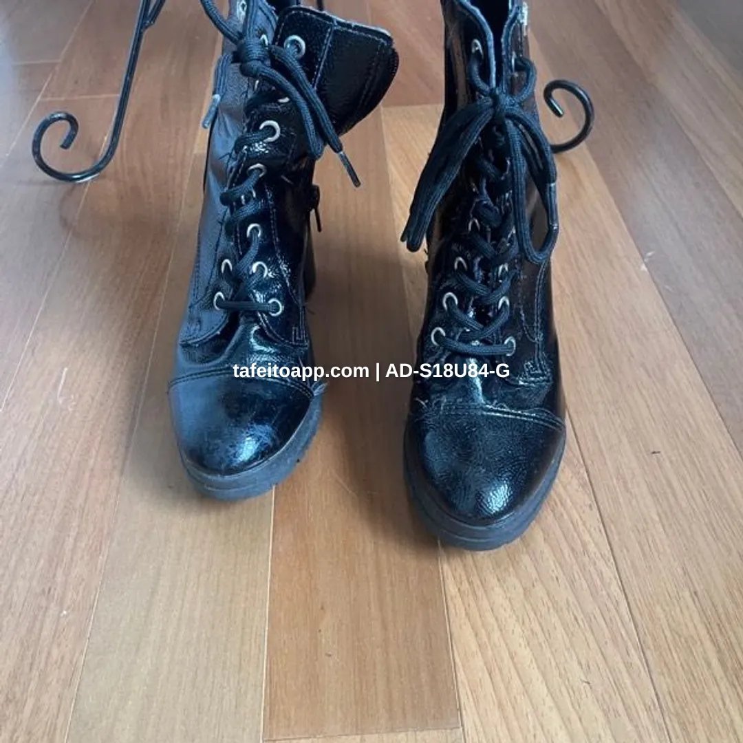 bota coturno - R$ 80,00 | Tá Feito
