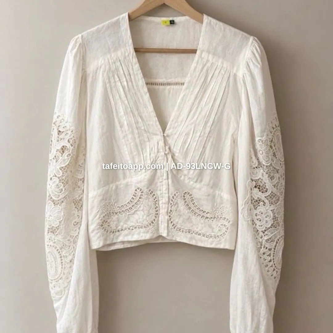 Blusa Branca Farm - R$ 150,00 | Tá Feito