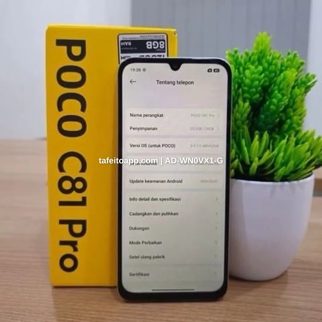 POCO C81 PRO no boleto bancário - R$ 1.350,00 | Tá Feito