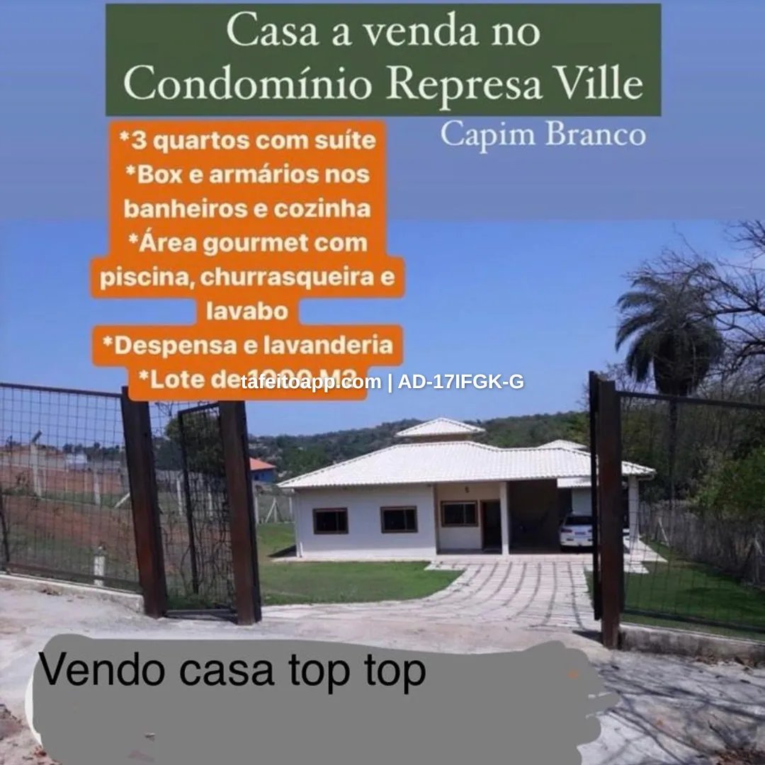 vendo casa top top - R$ 700.000,00 | Tá Feito