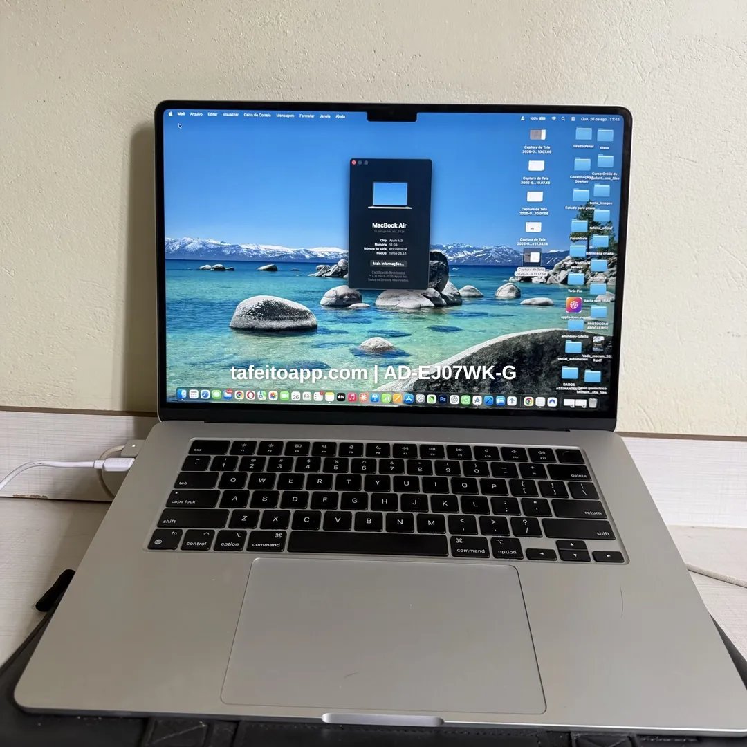 MacBook Air 15 polegadas M3 16GB - R$ 8.900,00 | Tá Feito